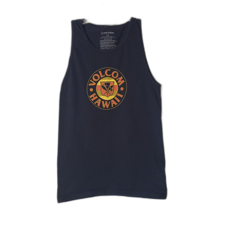 VOLCON HAWAII Navy Blue Tank Top Mens Size Small
